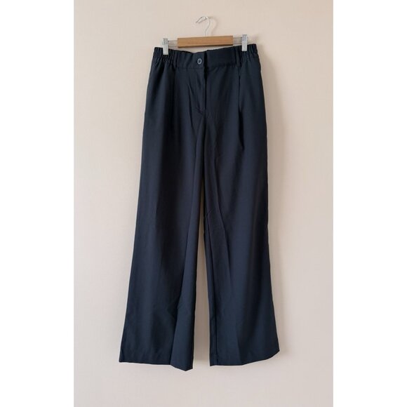 Beyond Yoga Status Wide Leg Trouser Black Lightweight Flowy Stretchy Modest XS - Picture 1 of 11